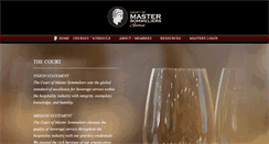 Desktop Screenshot of mastersommeliers.org