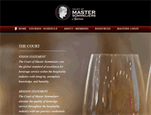 Tablet Screenshot of mastersommeliers.org
